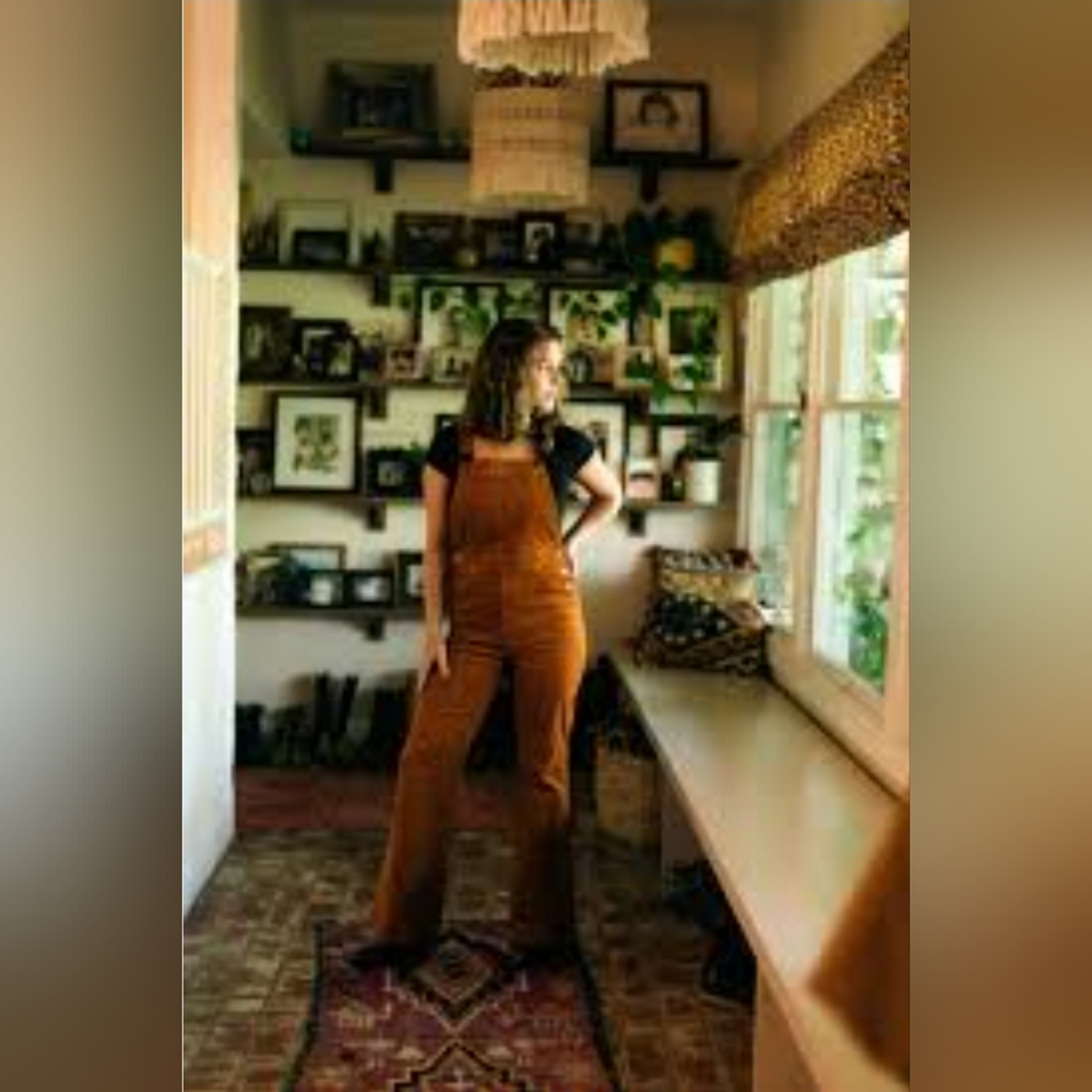 Age of Aquarius Cord Overall Tan - Picture 5 of 13